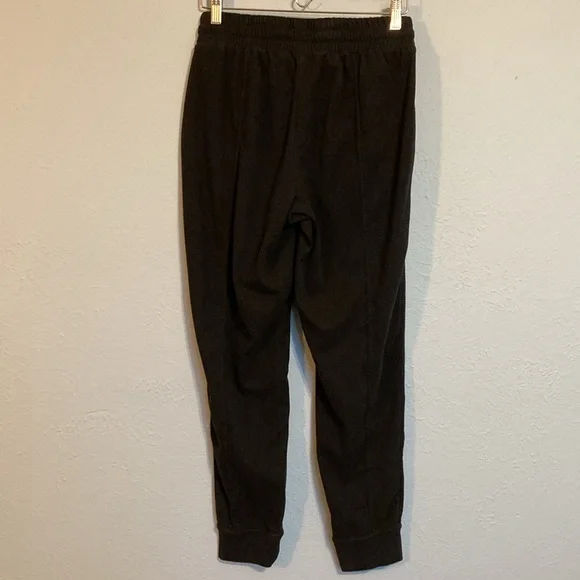 Mondetta Womens Size M Black Fleece Joggers Leggings Pants Cozy Elastic Waist - Picture 5 of 10